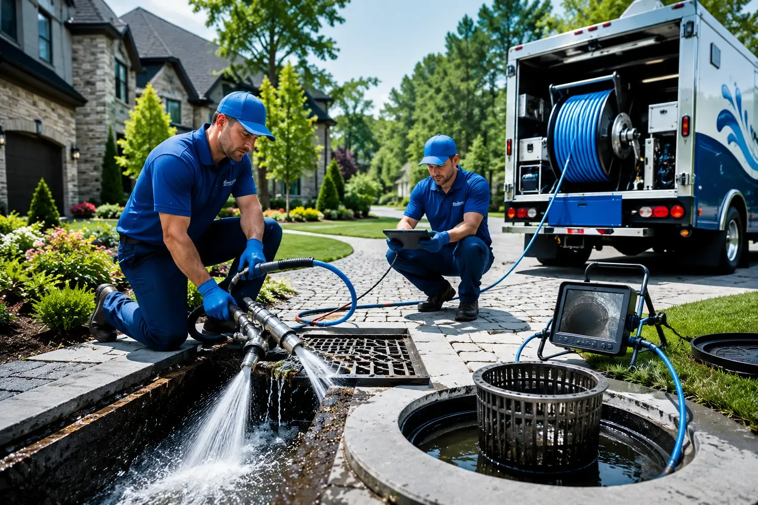 Local outdoor drain cleaning professionals in Thornton, PA